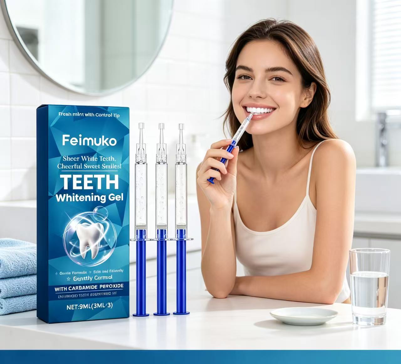 Feimuko Teeth Whitening Gel 3P - Teeth Whitening Kit review and price