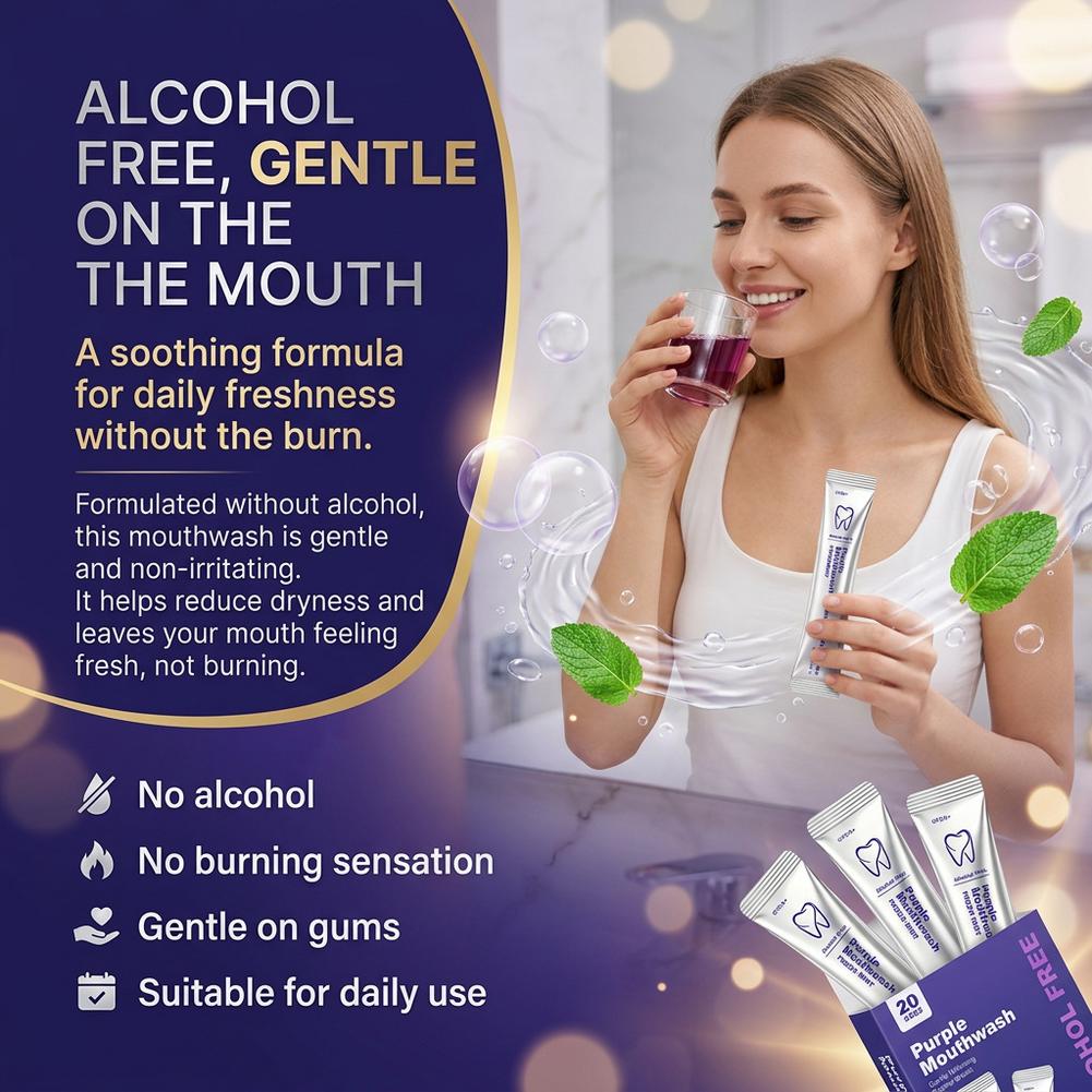 Purple Mouthwash Teeth Cleanin - Teeth Whitening Mouthwash review and price